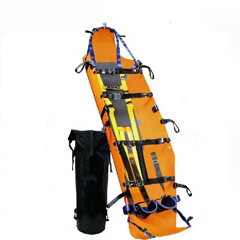 Outdoor mountaineering deep well first aid roll stretcher full package ultra-light stretcher light limb fixed folding stretcher
