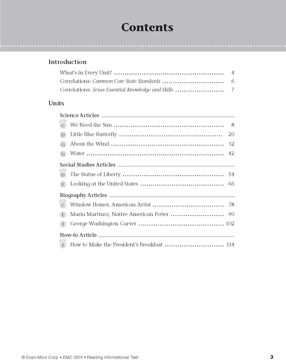 Evan-Moor Reading Informational Text, Grade 1 Workbook,aged 5 6 7 8, English book 9781613689899