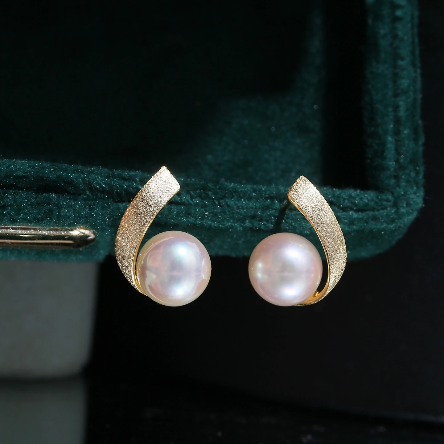 S925 Sterling Silver Earrings Base Findings Mountings Jewelry Mounts Fittings Accessories for 7-10mm Pearls 3 pairs/lot