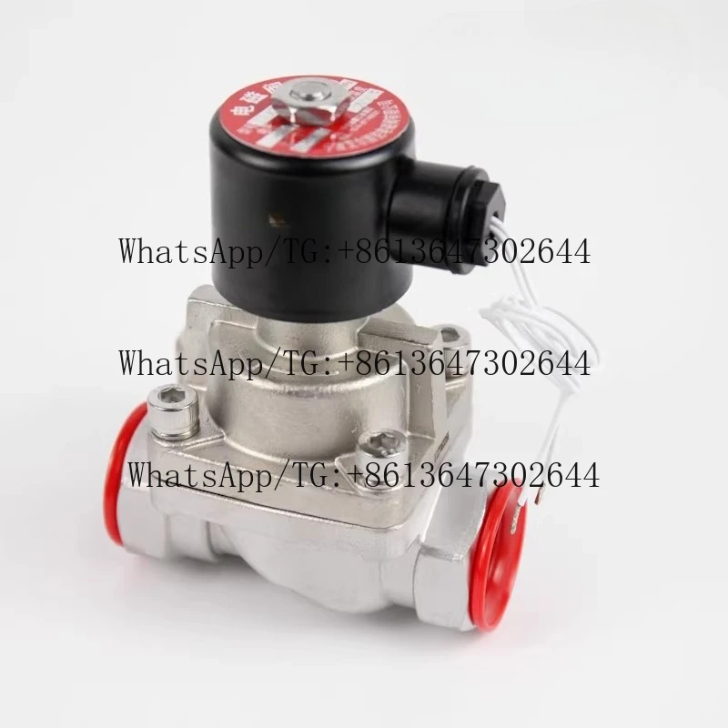 ZSLA steam pilot solenoid valve/stainless steel steam hot water valve/200 degree high temperature 1.6MPA thread 4 points