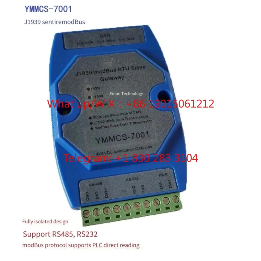 product J1939 to Modbus, Can to J1939, PLC Direct Reading, Engine, Generator