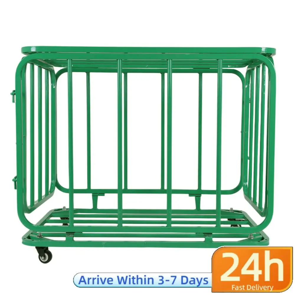 

Тележка для хранения баскетбольных или волейбольных мячей с колесами, портативная складная спортивная корзина для гаража, клуба или спортзала