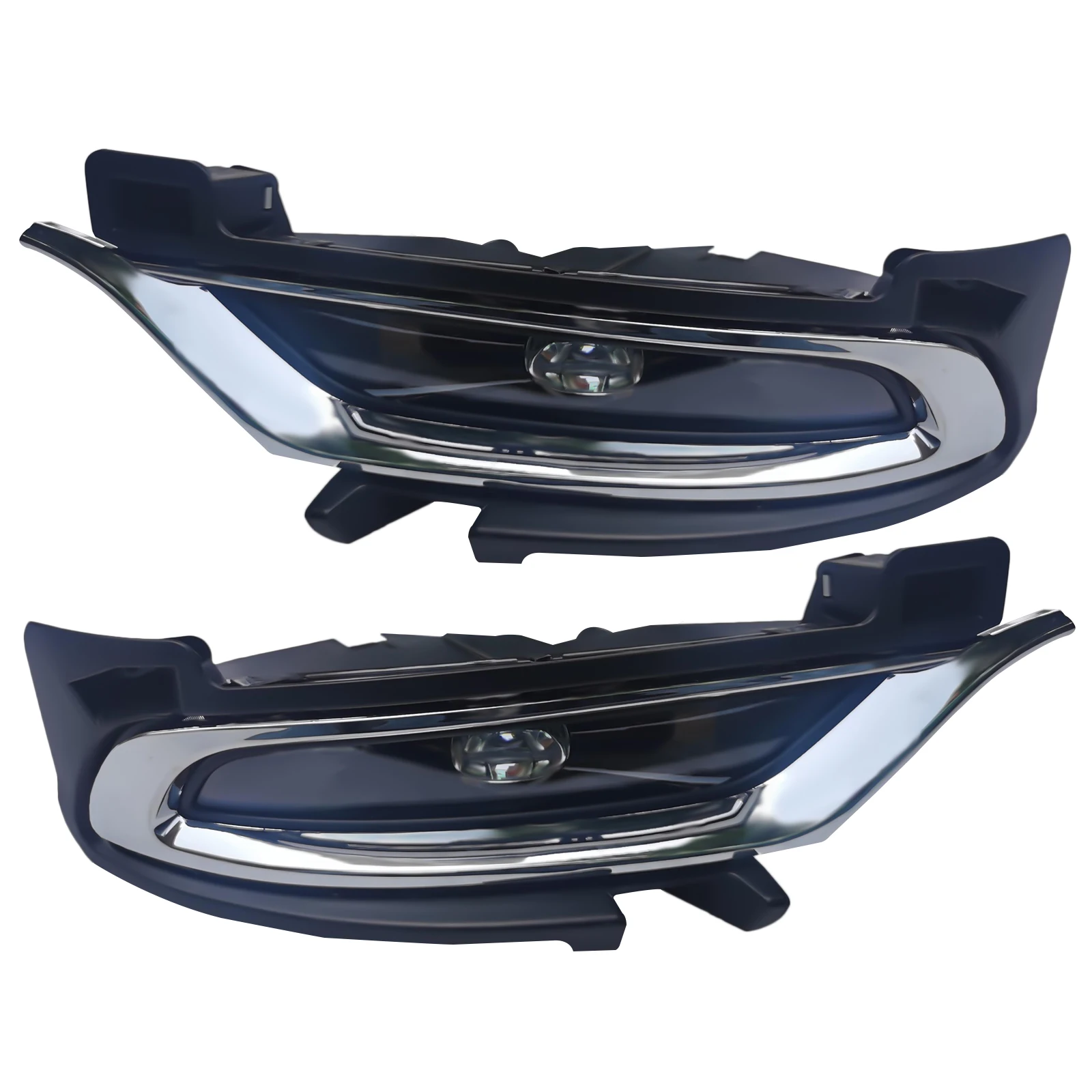 

1 Pair LED Chrome Fog Lights Driver Passenger with Switch For 2015-2021 Chrysler 300