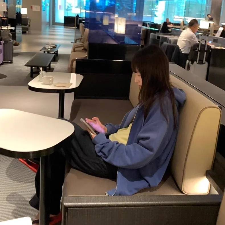 Leobe Pure Color Sudadera con capucha Fce Ropa de abrigo casual con cremallera Dstring Abrigo largo cómodo para mujer