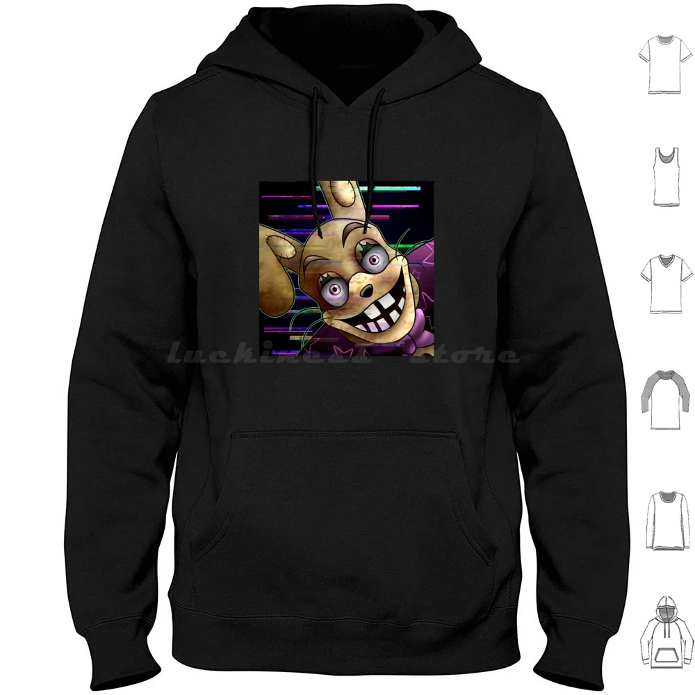 Follow Me Five Nights-Hoodies Long Sleeve Fnaf Bonnie Horror Chica Fnaf2 5Naf Fnaf World Mangle Exotic Butters Puppet