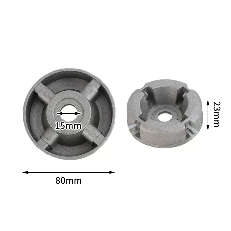 Universal Aluminium Legierung Rasenmäher Kopf Mit Nylon Stahl Rasenmähen Linie Rasenmäher Ersatzteile