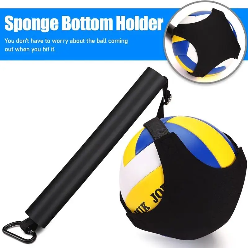 Volleyball Spiking Training Aid Adjustable Belt Solo Serve Training Equipment Bouncing Train Rope Beach Volleyball Accessories