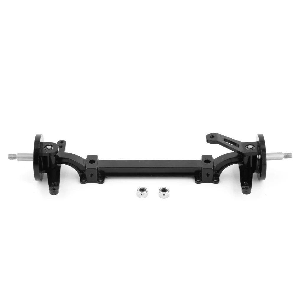 1 PCS DIY Modified Parts Metal Non-power Steering Front Axle for 1/14 Tamiya RC Truck Trailer Scania 770S R620 Actros Volvo MAN