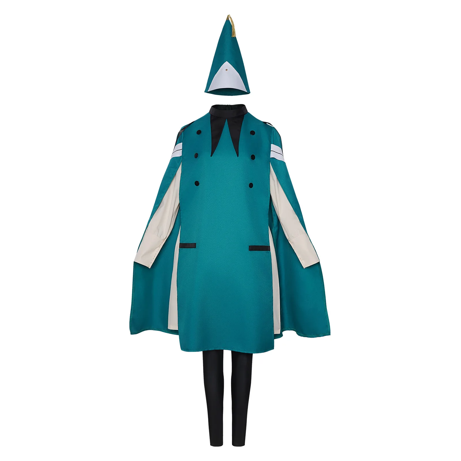 Anime Witch Hat Atelier Cosplay Costume Witch Coco Tetia Richeh Agott Dress Jacket Magic Hat Props Carnival Party Full Sets - view 4