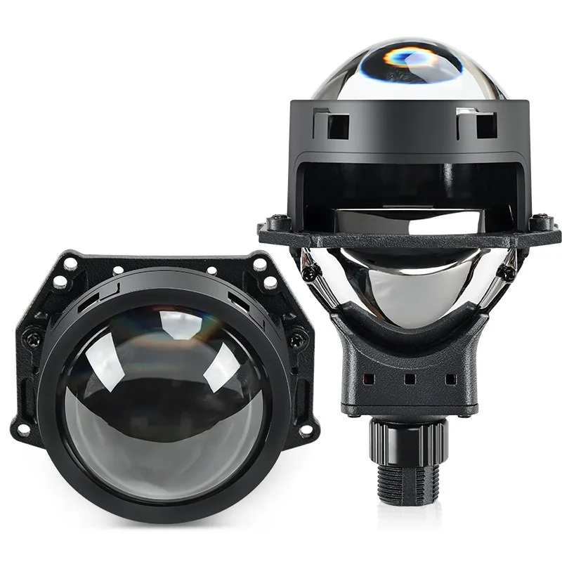 12V 60W 6000K Osram Chip 3 Inch Bi LED Projector Lens Car Headlight Retrofit Hi Lo Beam No Damage Install