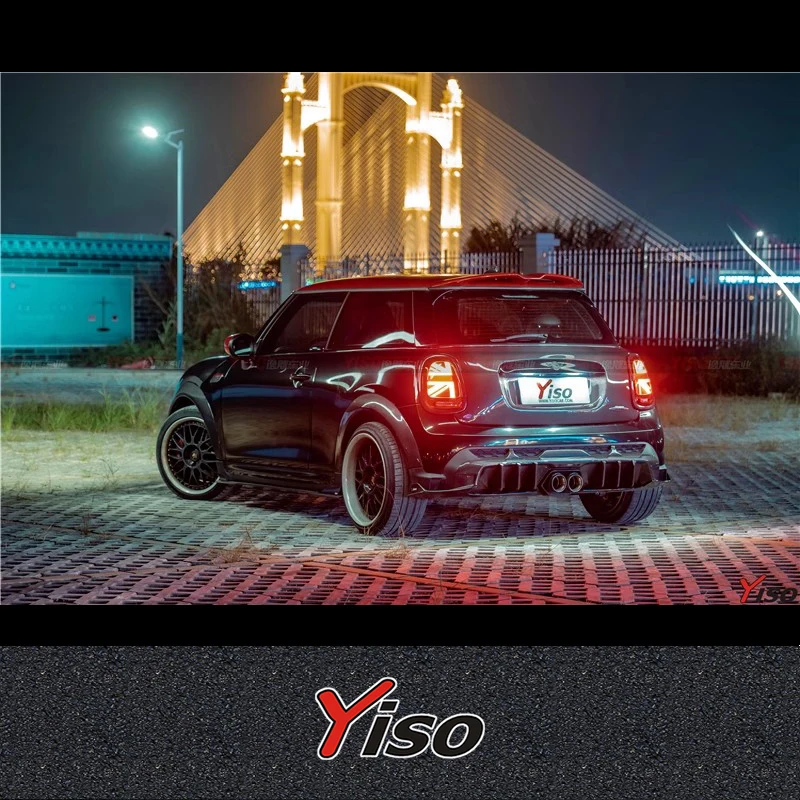 

Suitable for 2022-2023 MINI F56 JCW YISO Modified door Tailgate rear cover Carbon fiber backdoor LCI YISO Tailgate rear cover