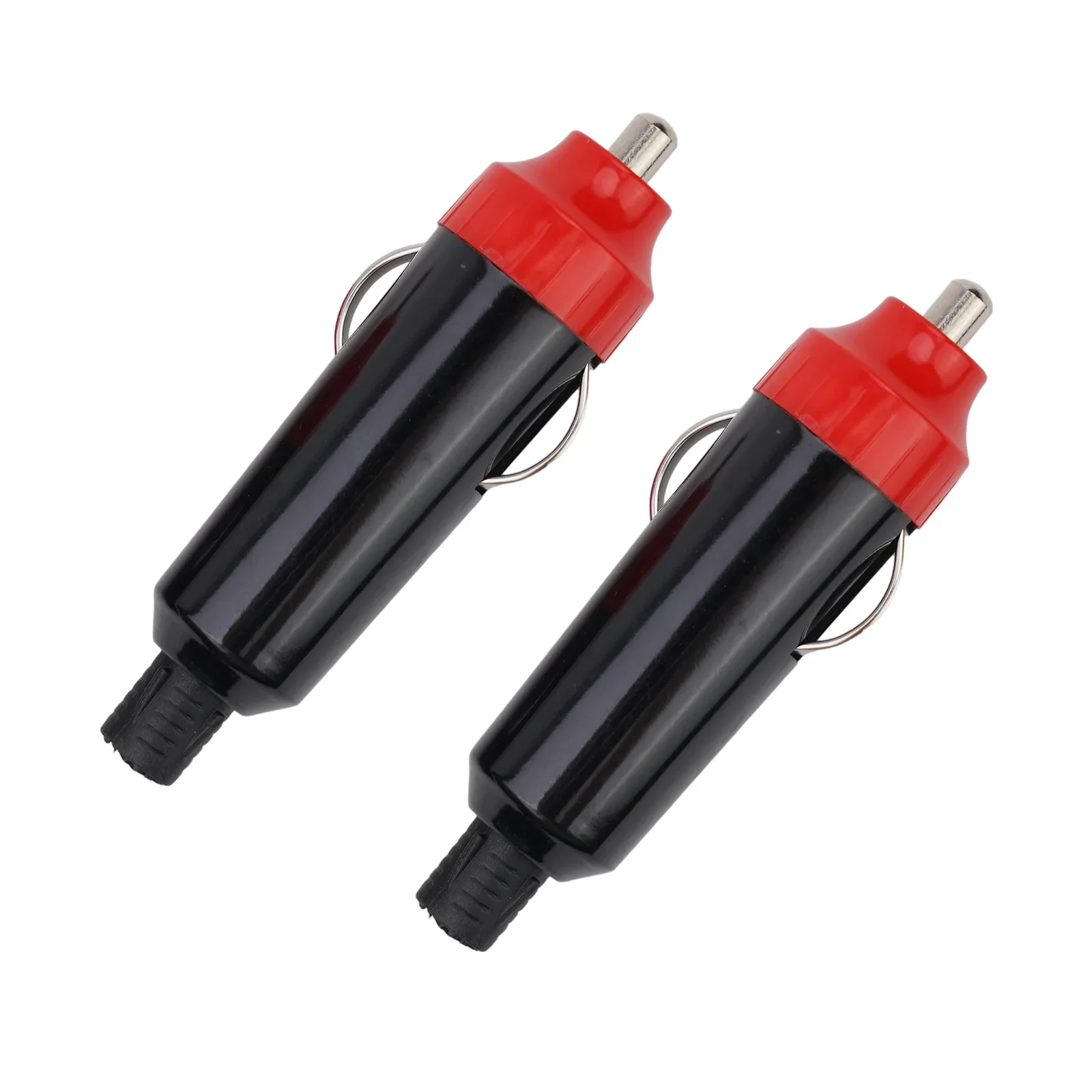 2Pcs DC 12V 24V Car-Cigarette-Lighter Socket Plug Connector Waterproof Male Car Socket Plug Connector Car Supplies