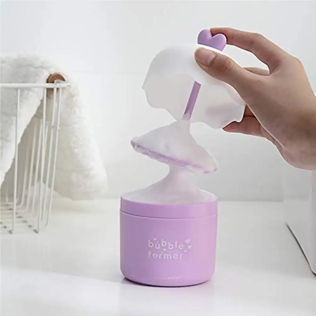 Portable Foam Maker Cup Bubble Foamer Maker Facial Cleanser Foam Cup Body Wash Bubble Maker Bubbler for Face Clean Tool