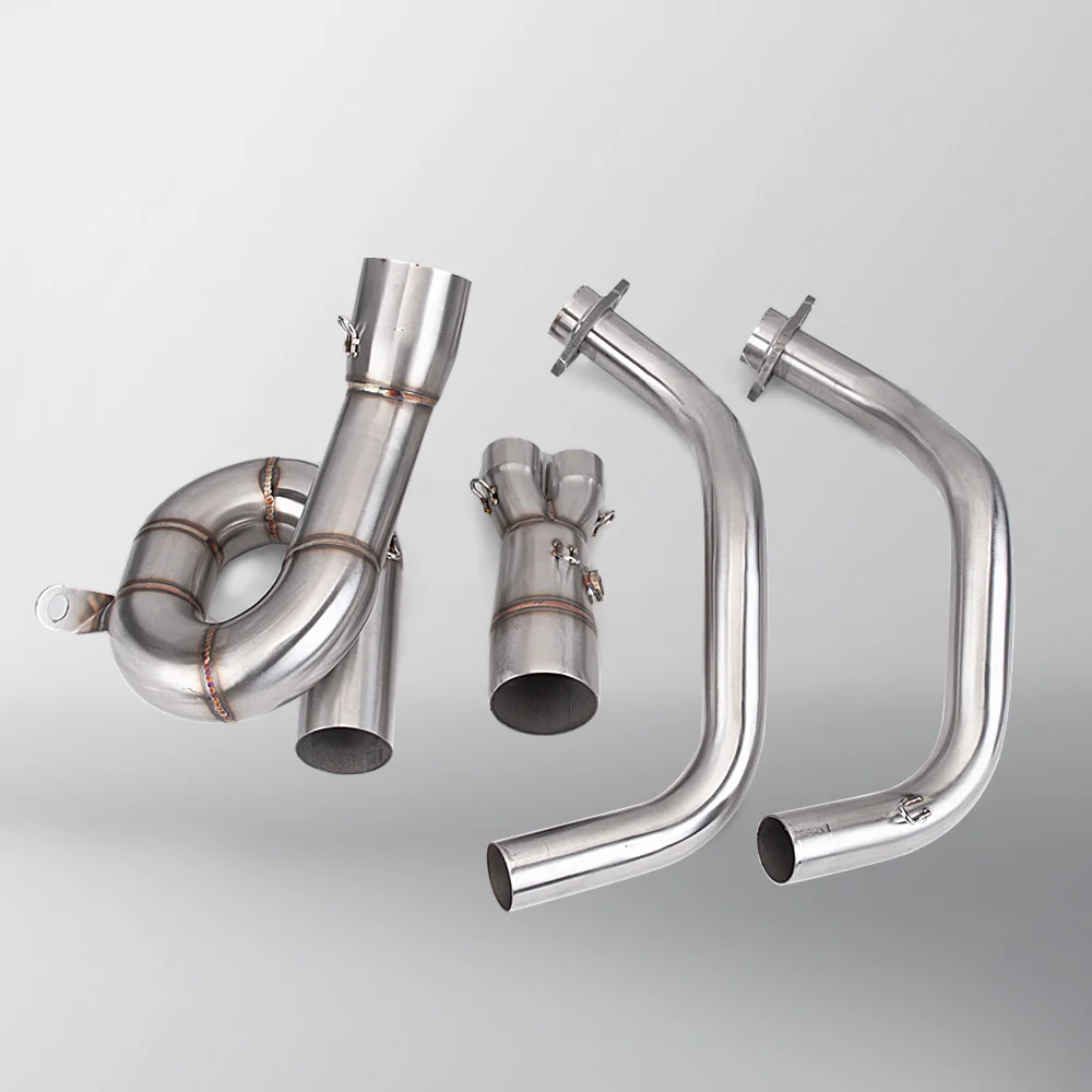 High Quality Motorcycle Exhaust Escape for MT-07 FZ-07 Stainless Steel Front Link Pipe Fits 51MM Muffler