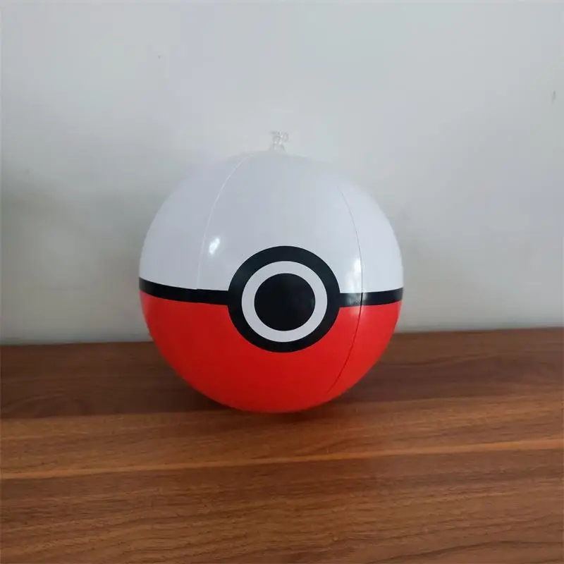 Pokémon poke ball strand pvc40cm aufblasbares modell kinder wasserspiel zeug eltern-kind sport volleyball kawaii geburtstags geschenk