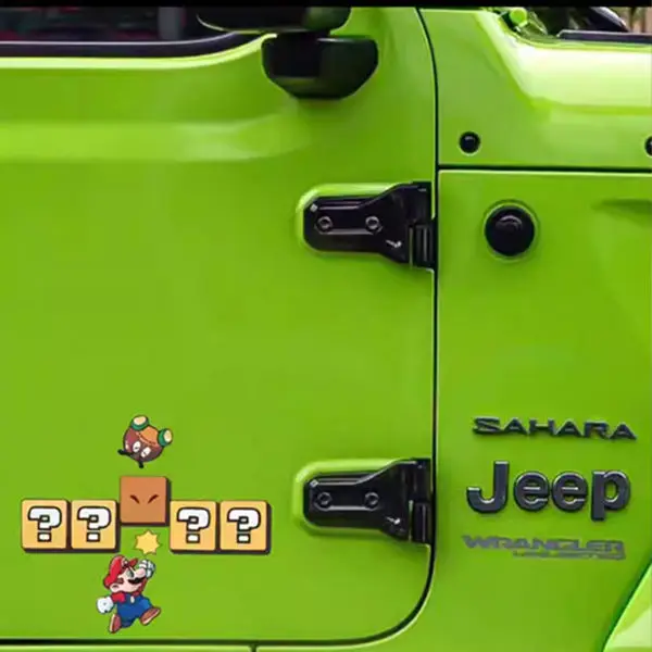 Super Mario Bros Car Stickers Funny and Fun Devil Stickers Waterproof Vinyl Car Cover for Cars Truck, Motorcycle Fuel Tank Caps