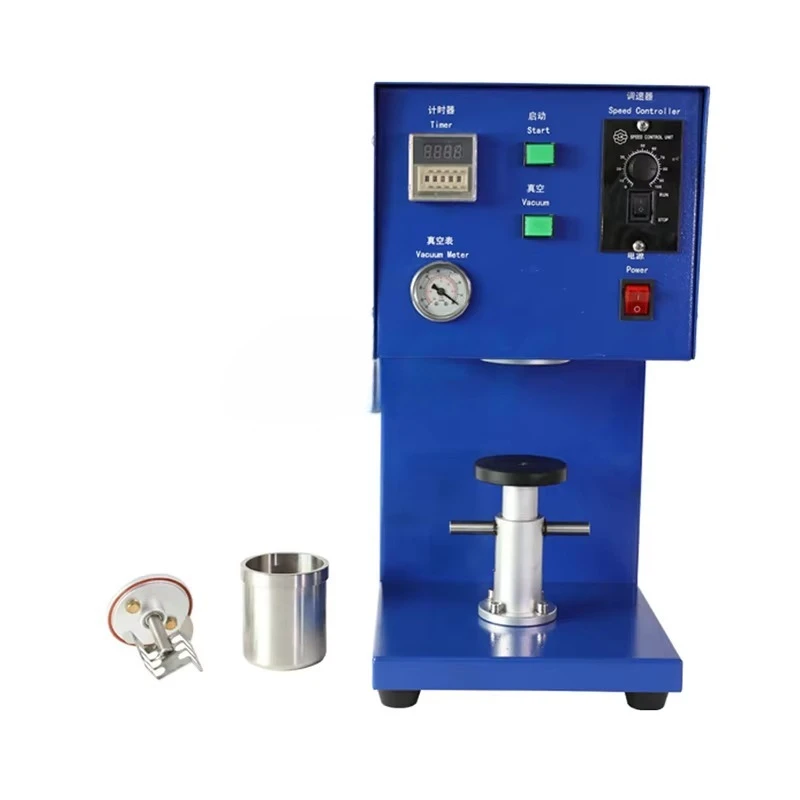 Laboratory Slurry Powder Vacuum Mixer Tabletop Lab Vacuum Mixing Machine for Lithium Battery Making