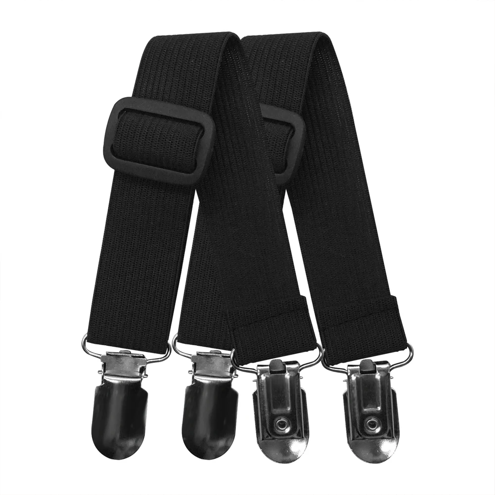 2pcs Adjustable Elastic Bed Sheet Clip Mattress Cover Corner Holder Clip Fasteners Straps Grippers Elastic Hook Sets