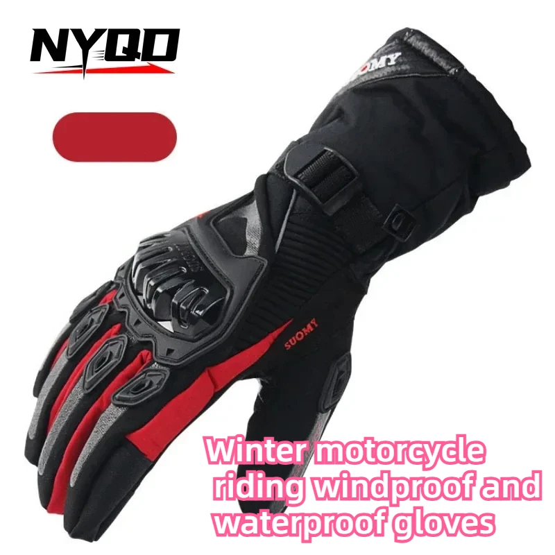 New Winter Windproof, Waterproof and Fall-proof Men's Motorcycle Racing Riding Motorcycle Gloves Touch Screen Protection Gloves