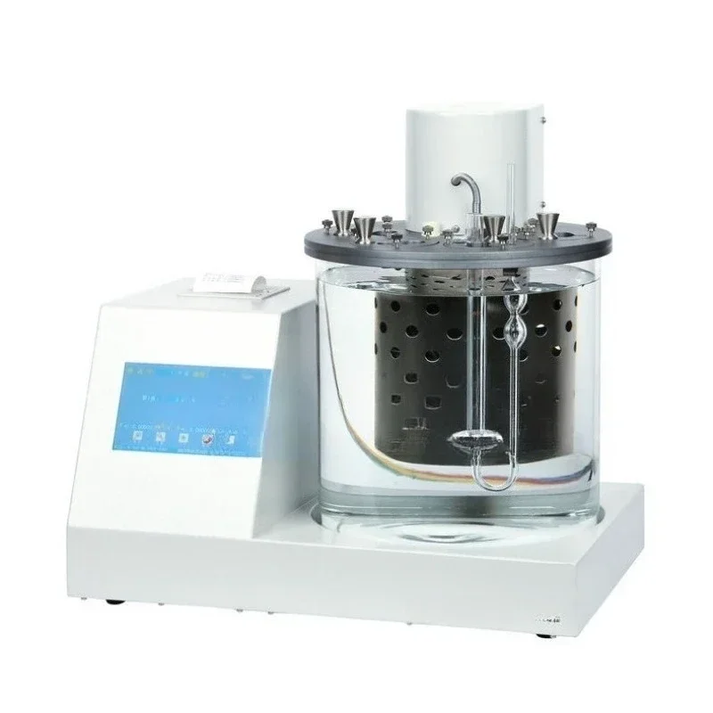 Constant temperature and high temperature petroleum lubricating oil kinematic viscosity tester