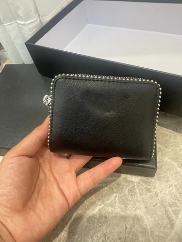 Imagen 2 del producto Bolso nuevo de moda para mujer, bolso con cadena de metal de Pu, cartera, bolso para tarjetas, bolso vaquero