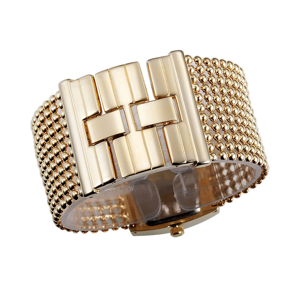 Reloj de pulsera de lujo con diamantes dorados resistente al agua para mujer, reloj de cuarzo con esfera grande de marca superior para mujer, reloj femenino