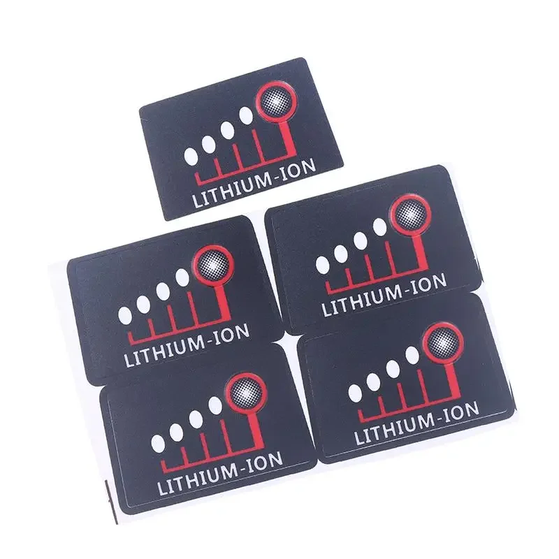 Zwart Voor M18 Lithium Batterij LED Power Display Stickers LED Key Label Voor 18V 48-11-1815 Li-ion Batterij