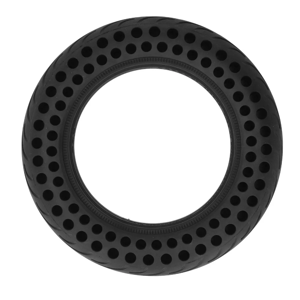 

Durable 70/65-6.5 Electric Scooter Tire 10 Inch Black Solid Rubber Wheel All Terrain Tire Riding Safety