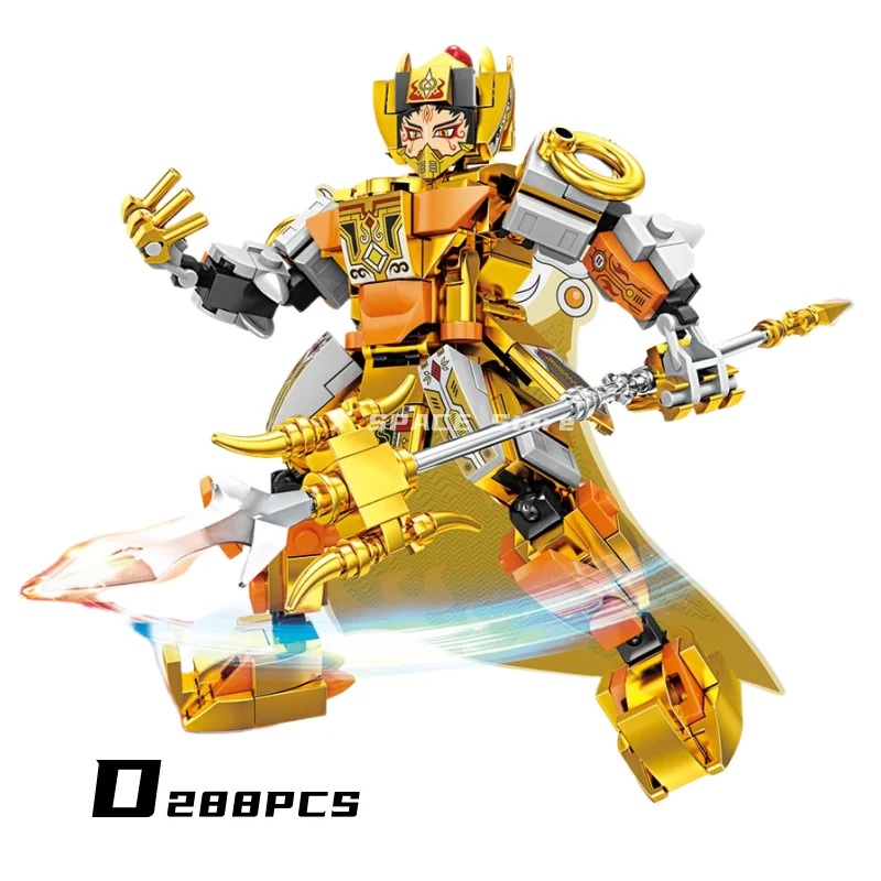 جديد أنيمي سوبر سلسلة اللبنات عمل لعبة أرقام تجميع Mecha روبوت الطوب شيطان الملك مقاتلة أرقام الطوب اللعب ﻿