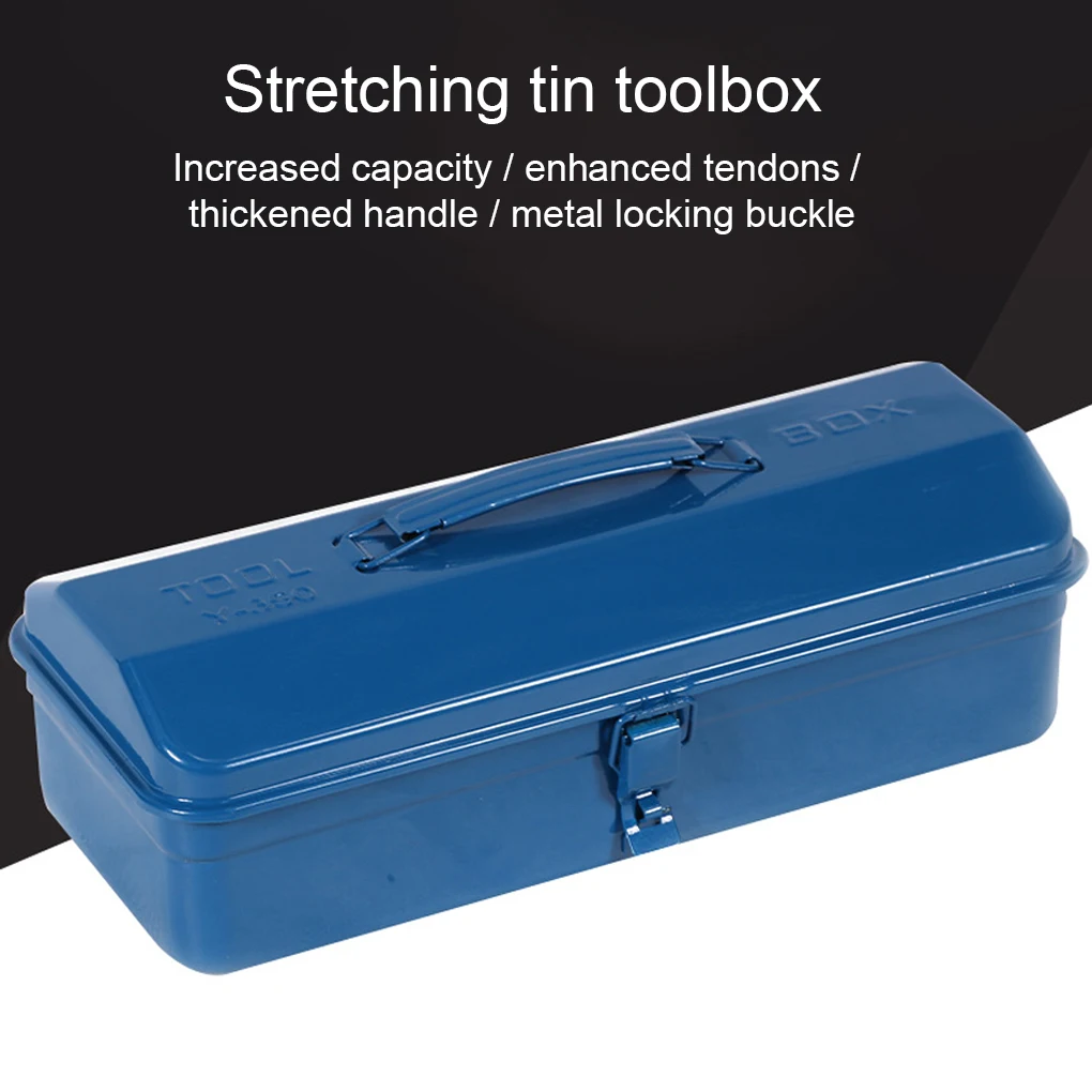 Metal Repair Tool Storage Container - Store Your Tools Safely And Neatly Outdoor Hardware Organizer Iron Sheet Tool Box