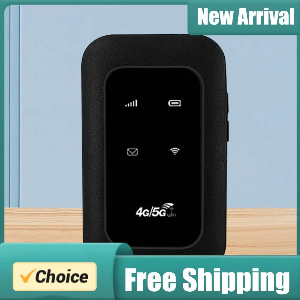 

Портативный мини-роутер с SIM-картой, высокоскоростной мобильный Wi-Fi-роутер 4G LTE для путешествий, кемпинга, отдыха на природе и удаленных районов