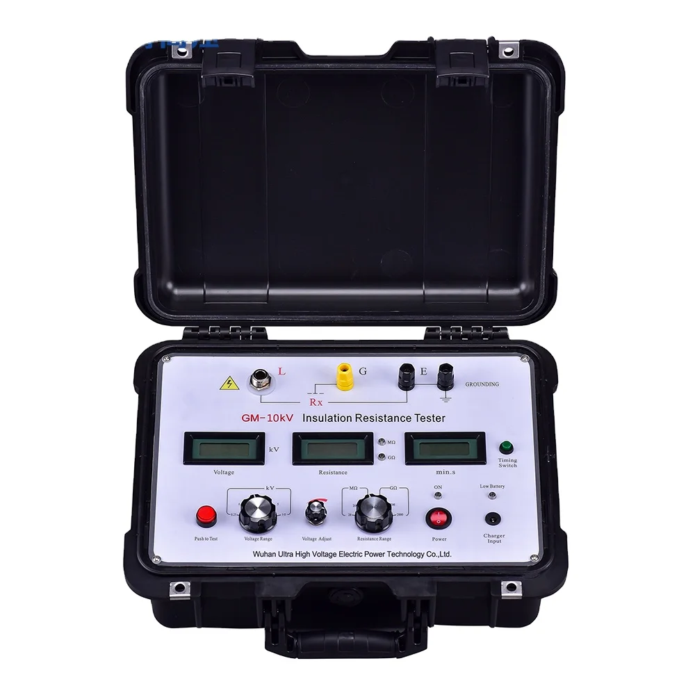 GM-10kv Digital Insulation Resistance Meter Megohmmeter Test Kit