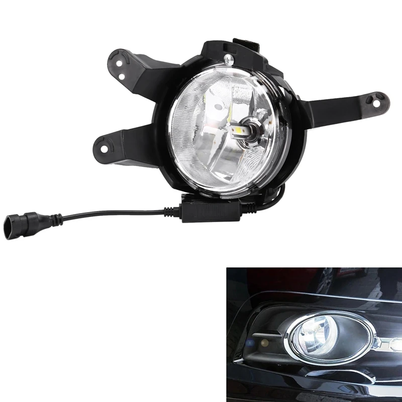 1 par de luces LED antiniebla para parachoques delantero de coche, luz antiniebla de conducción, lámpara de circulación diurna ABS negro para Chevrolet Cruze 2009-2014