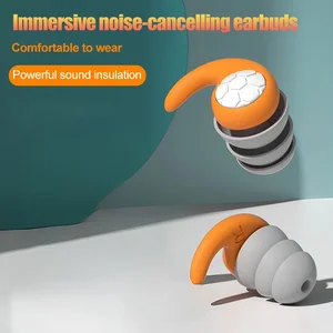 Huak tapones para la oreja para dormir reducción de ruido protector de oreja suave nano silice gel tapones impermeables impermeables para pinplugs oídos 8 mejores ventas Fox lego - №4