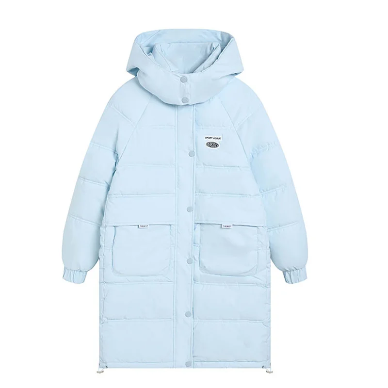 

2022 New Fashion Winter Cotton Jackets Women's Clothes Long Parkas Slim Hooded Warm Winter Coats Female Black Overcoats jp505