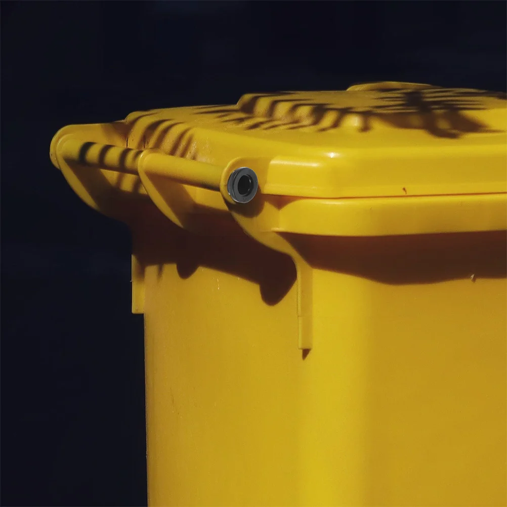 

6pcs Trash Can Latch Plastic Lid Connectors For Outdoor Garbage Bins Replacement Parts Universal Fit Sanitation Trash Cans