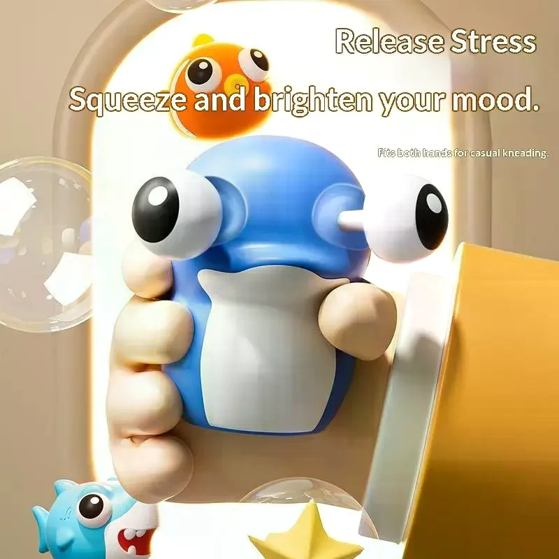 Slow Rebound Stress Relief Toy Cute Cartoon Animal Squeeze Fidget Toys Perfect For Kids Adults Home Office Daily Use 1Pcs
