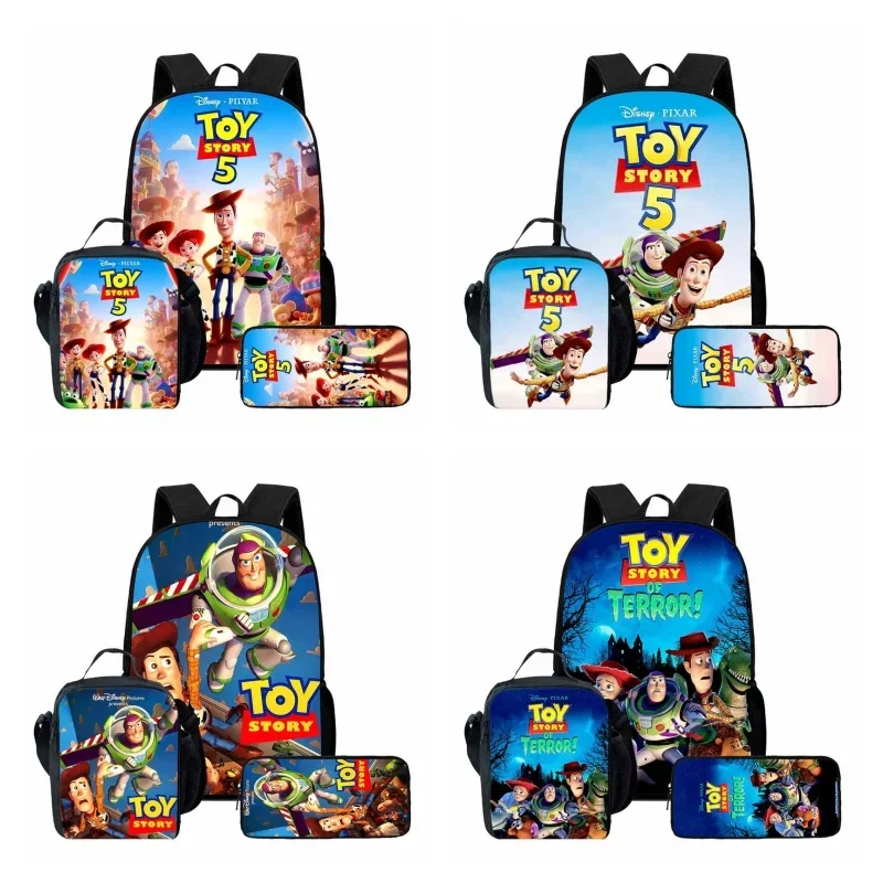 

Disney Cartoon Toy Story Child School Backpack With Lunch Bags Pencil Bags For,Light Weight Child School Bags