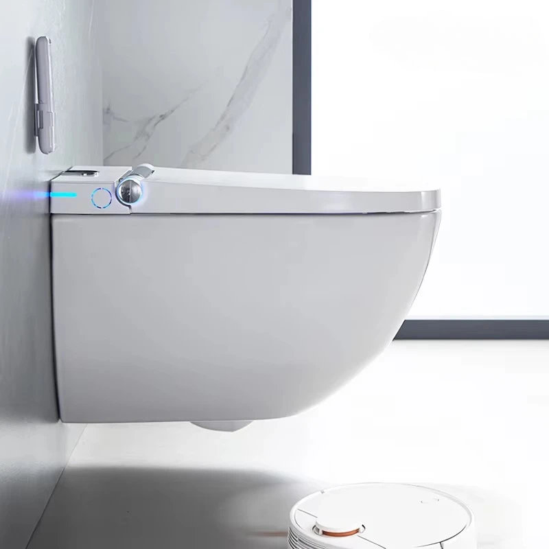 Hidden Water tank Wall Hanging Intelligent Wc Toilet Automatic Flush Toilet Bowl Electric Bidet Wall Hung Smart Toilet