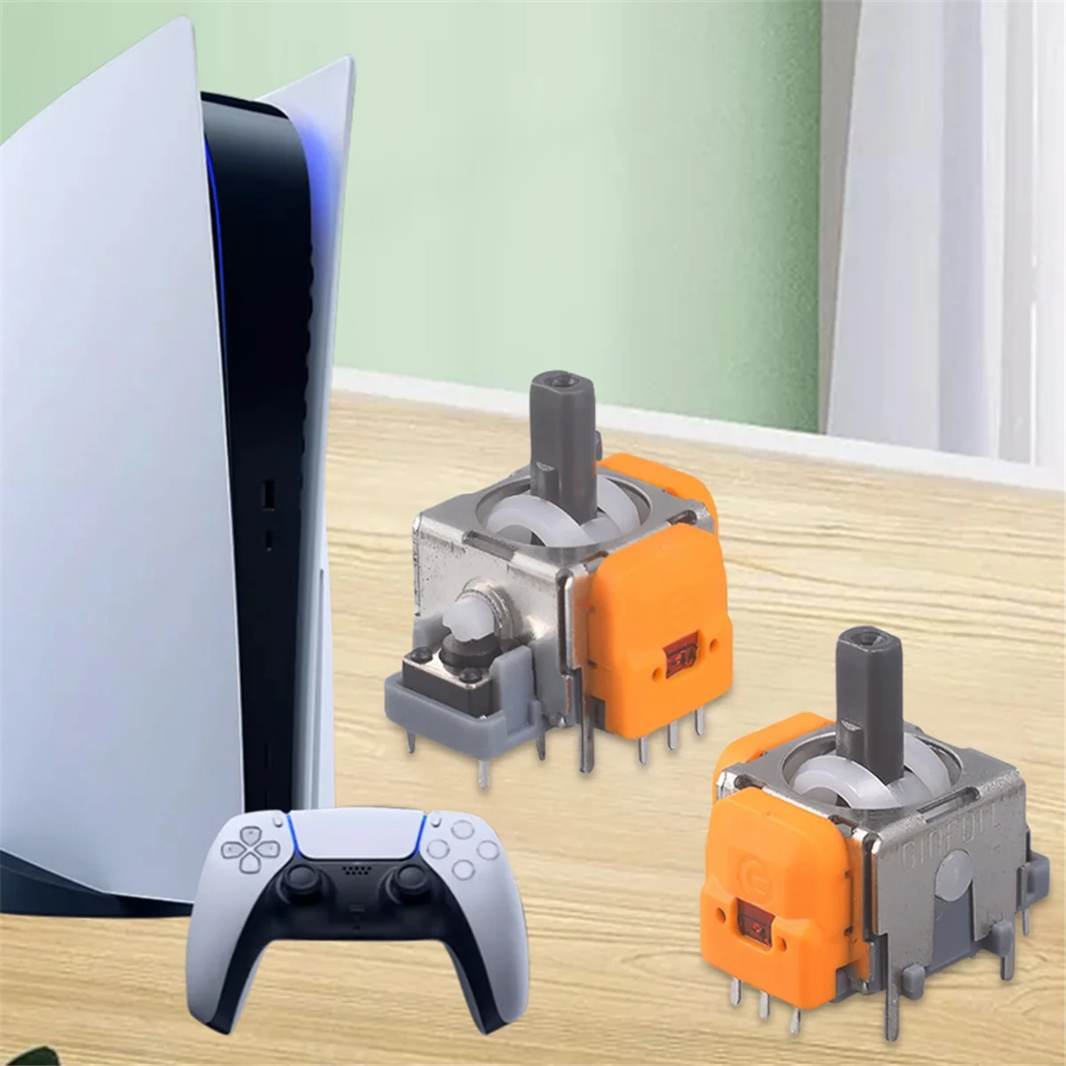 ADEGBO-Улучшенный 10 шт. 3D-джойстик с эффектом Холла, регулируемый, без дрейфа для PS5