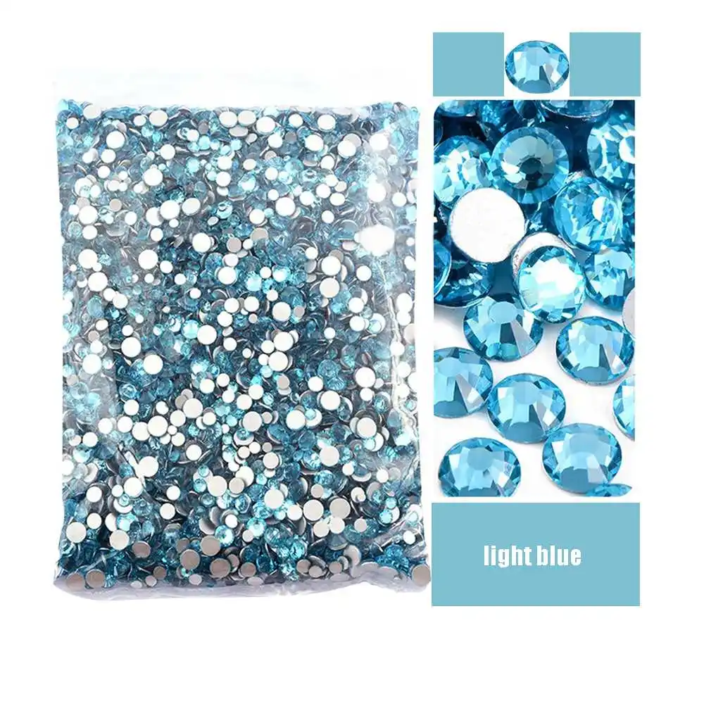 5000/10000 stuks Niet Hot Fix Steentjes 2/3/4mm Hars Plaksteen Kristal Strass DIY Nail Art Sieraden Kledingstuk Decoraties Lijm Op