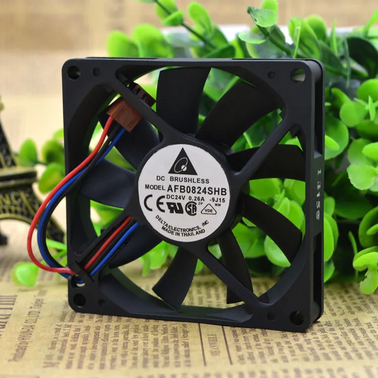 NEW ORIGINAL AFB0824SHB 24V 0.26A 8015 80*80*15mm 8cm COOLING FAN