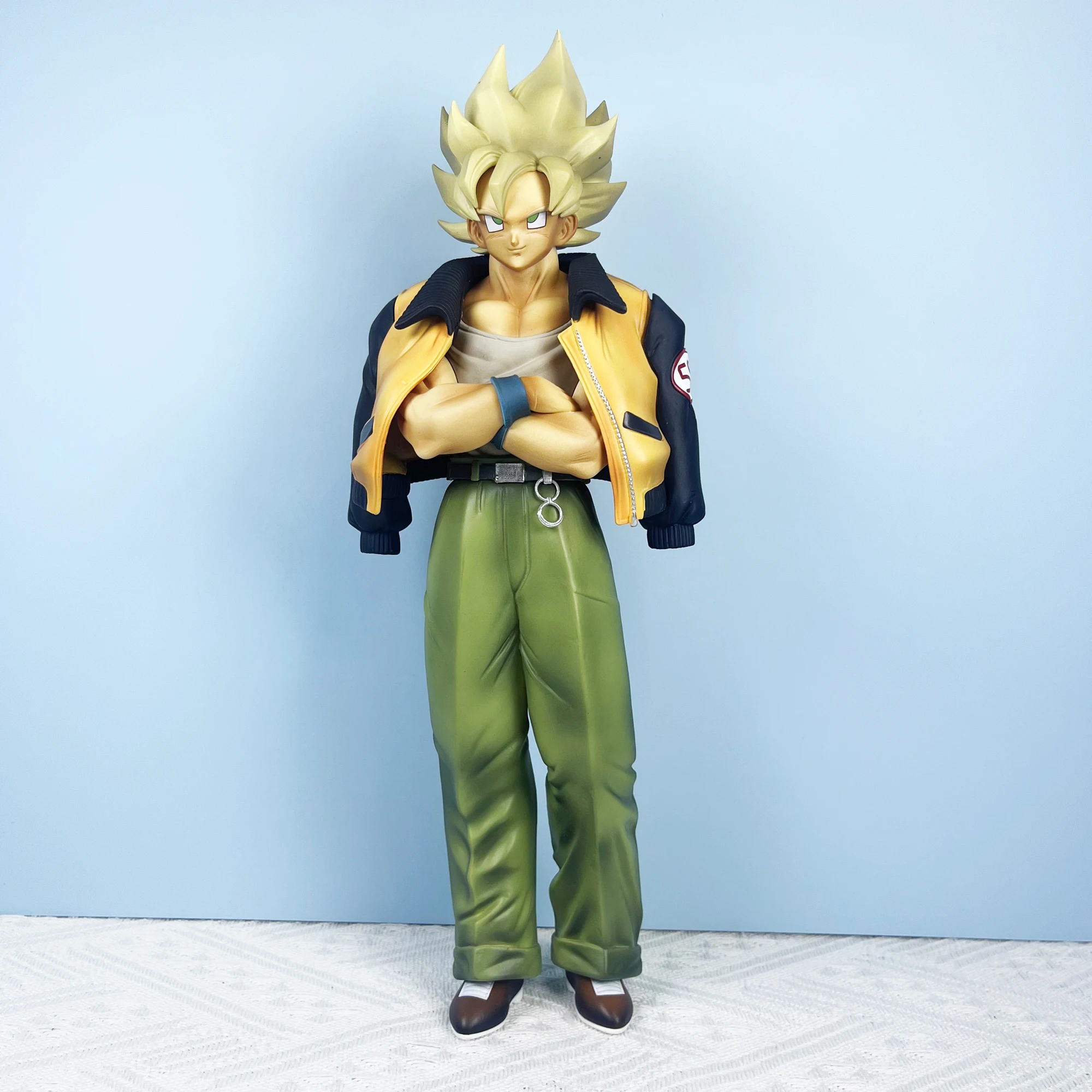 Figurka Son Goku z Dragon Ball, Super Saiyan Goku, model kolekcjonerski z PVC, zabawka, prezent, wysokość 30 cm / 11,81 cala