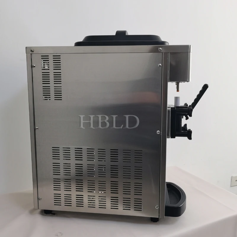 Small Desktop Ice Cream Display Machine Multifunctional Commercial Yogurt Freezer Sundae Maker for Business Use