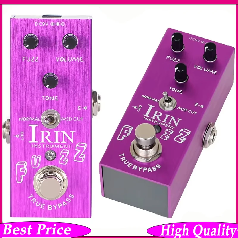 

Педаль эффектов для электрогитары IRIN AN-12 Fuzz, True Bypass, портативные гитарные аксессуары