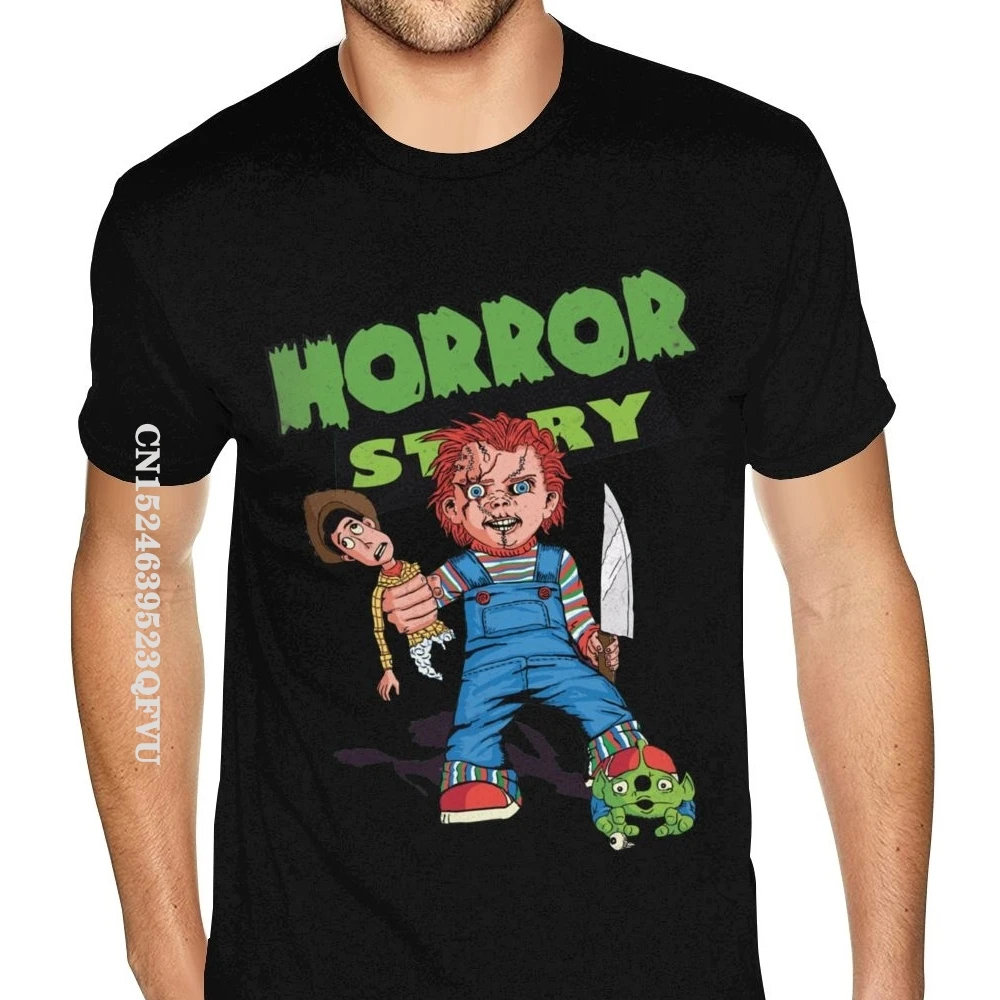 

Chucky T-Shirt Youth Guy 80S Shirts Men England Style Tshirts Men Discount Branded Vintage Tee Shirt Camisa Streetwear