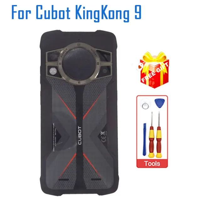 Nowy oryginalny szklane etui baterii Cubot King Kong 9 pokrywka tylny obiektyw aparatu czytnik linii papilarnych dla CUBOT KingKong 9