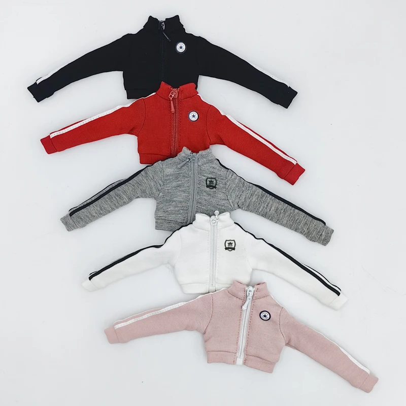 For Blythe Doll Clothes Sweater Casual Coat for Ob24 Ob22 Azone Dolls Outfit Jacket