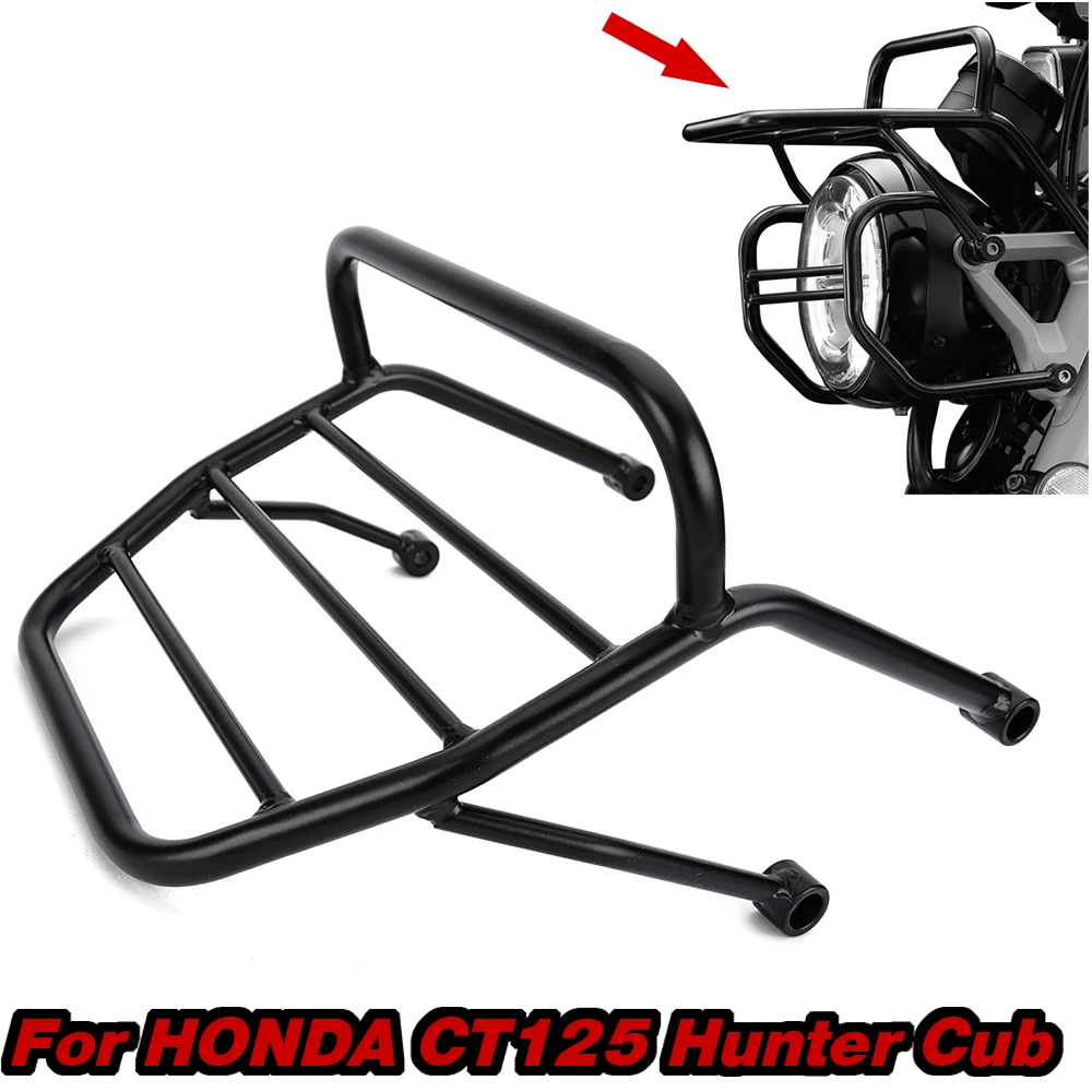 

For 2020-2022 Honda Hunter Cub CT125 Front Shelf From CT125 CT 125 Motorcycle Headlight Top Travel Bag Holder 2020 2021 2022