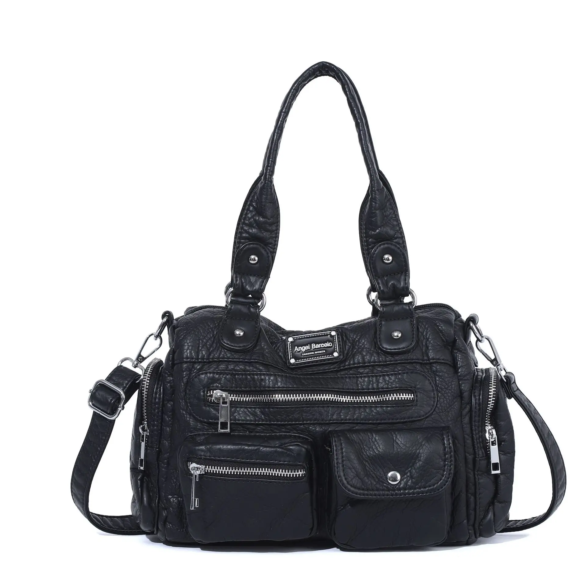 

Women Handbags Leopard Shoulder Bag Vintage Top-handle Bag Fashion Satchel Crossbody Shoulder Bag Tote Bag Large Purse